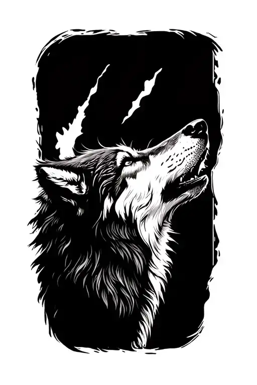 Forarm Wolf Howling
