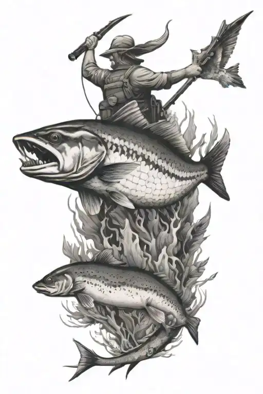 Hunting And Fishing Happiness