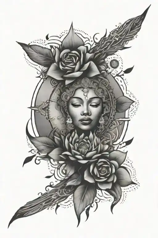 Moon Mandela Style Sleev