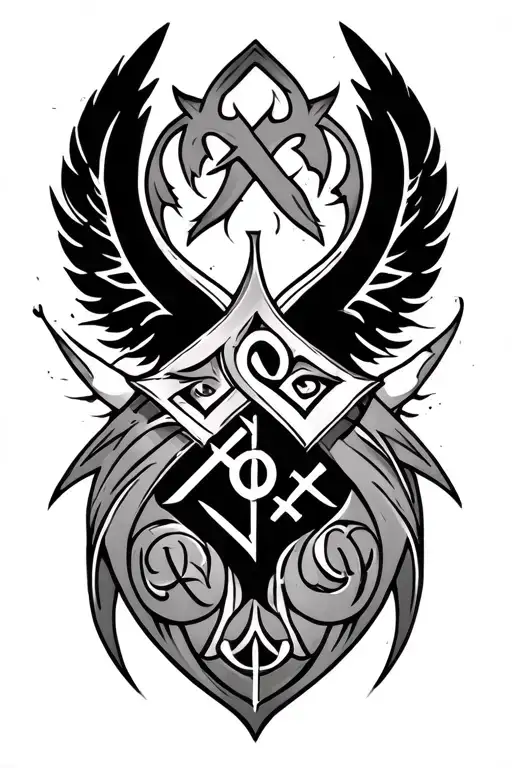 Limousin Calv And Nordish Runes