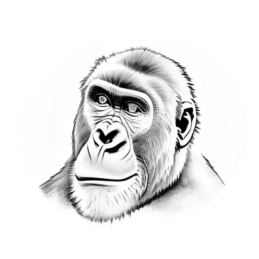 Gorilla Doing A Backflip Over Mario