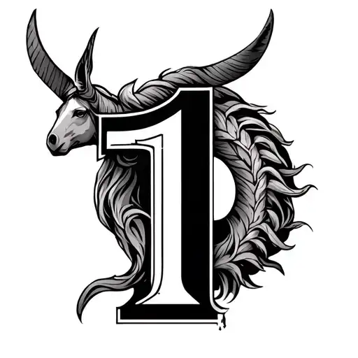 Sagittarius With The Number 1