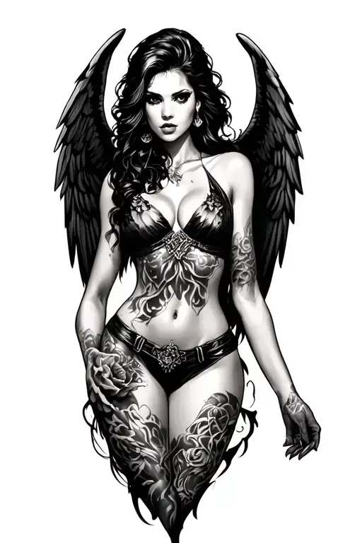 Sexy Female Dark Angel