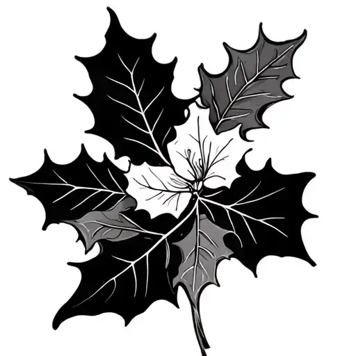 Holly Laurel Leaves Sun River