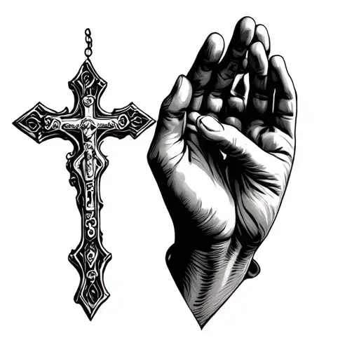 Rosary Praying Hands