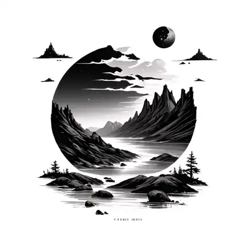 Black Desert Landscape