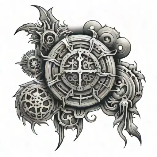 Christian Inspired Tattoo With Mri Components