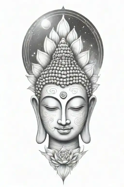 Buddha Galaxy Lotus
