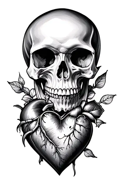 Skull And Heart