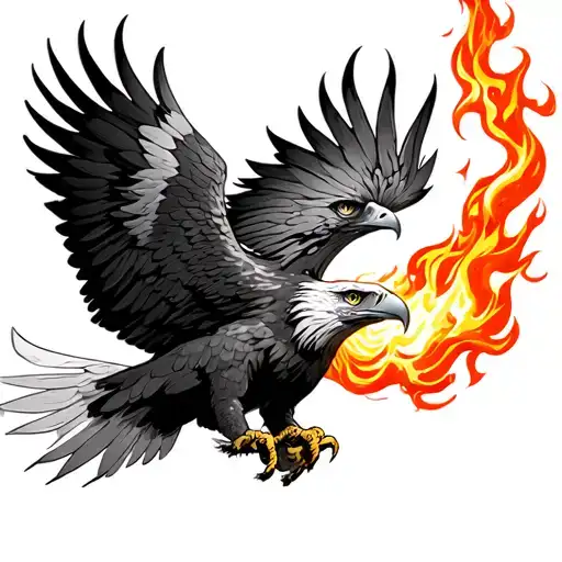 Eagle Breathing Fire