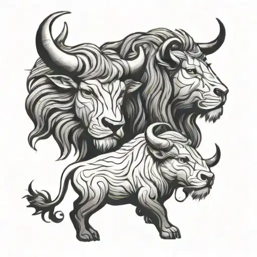 Leo And Taurus Combined Together