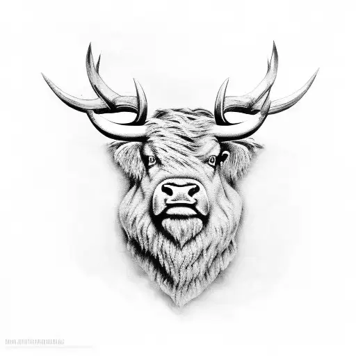 Highland Bull Head
