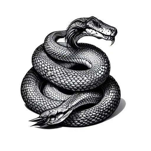 Make A Small Fine Line Tattoo With A Snake And A Double Function For Self Harm And Sexual Assult