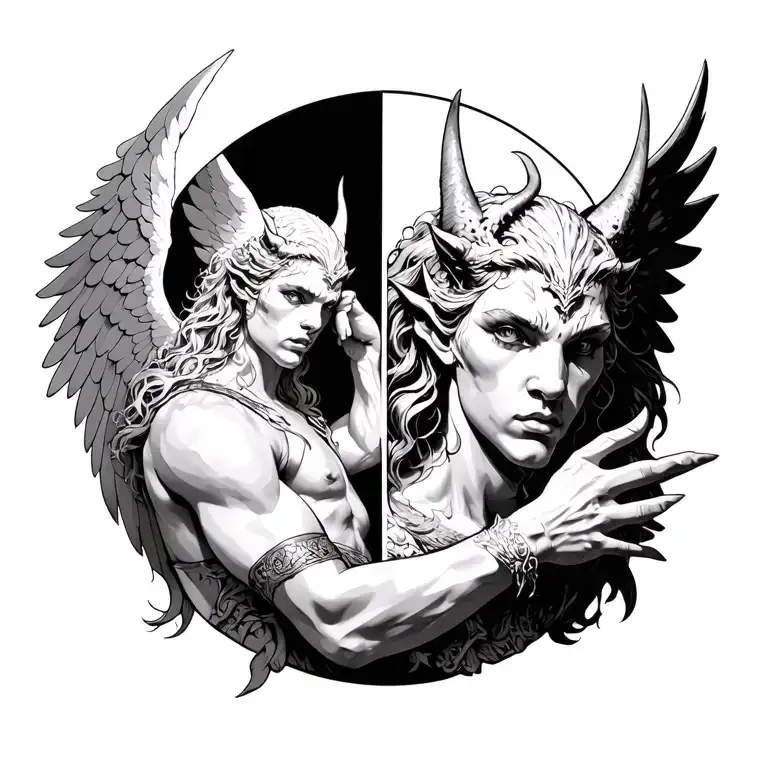 Half Archangel Half Demon