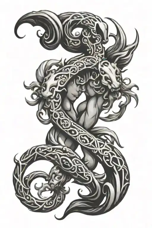 Gemini And Cancer Zodiac Sign Intertwined