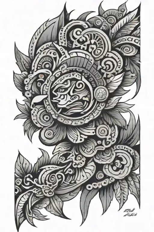 Filipino Tribal Tattoo Design