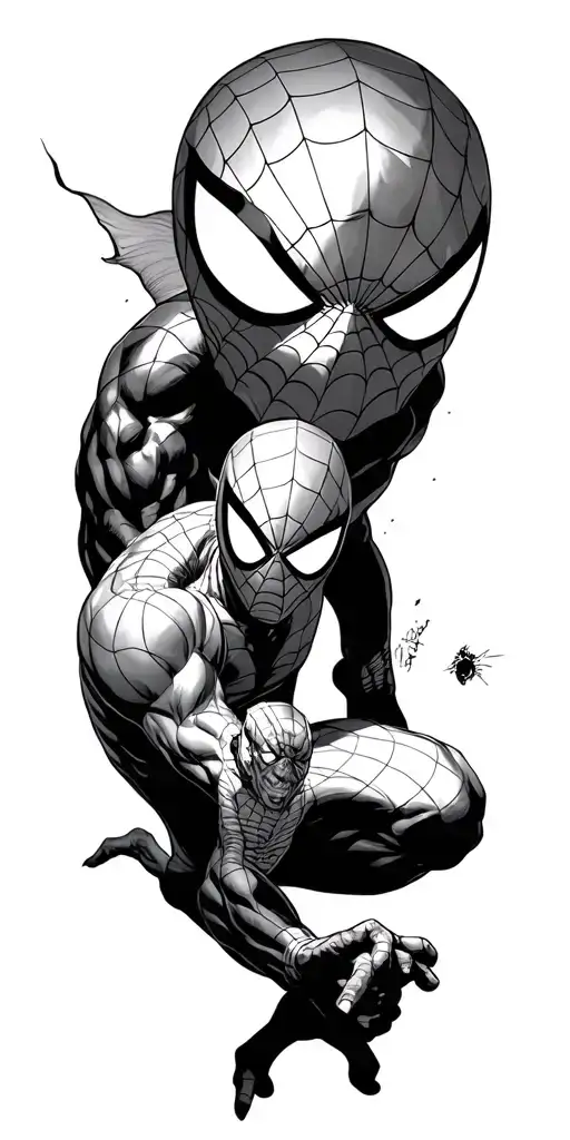 Spider-man Fighting Green Goblin