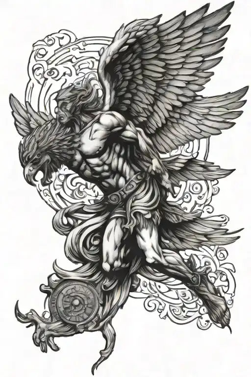Icarus Flying With Eagles