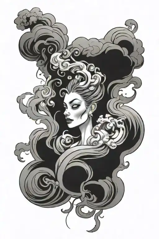 Smoke Forming Something Beautiful