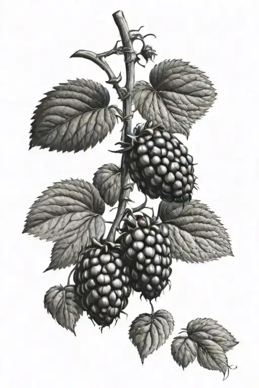 Raspberries Plant Long