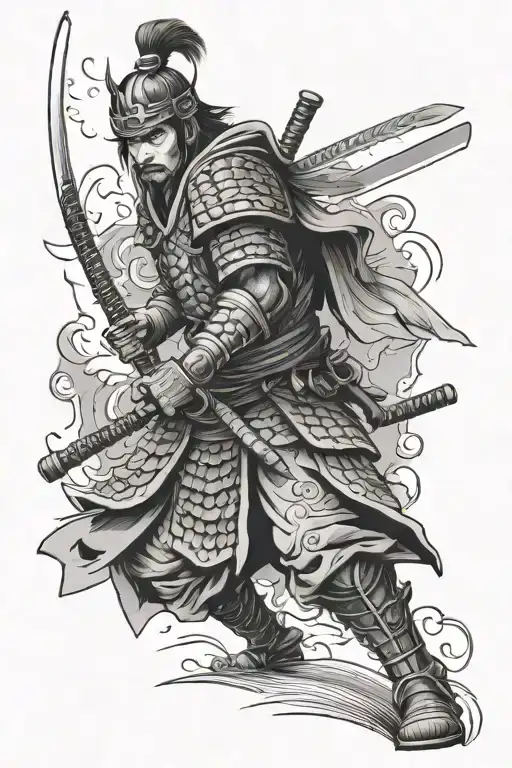 Samurai Warrior Standing