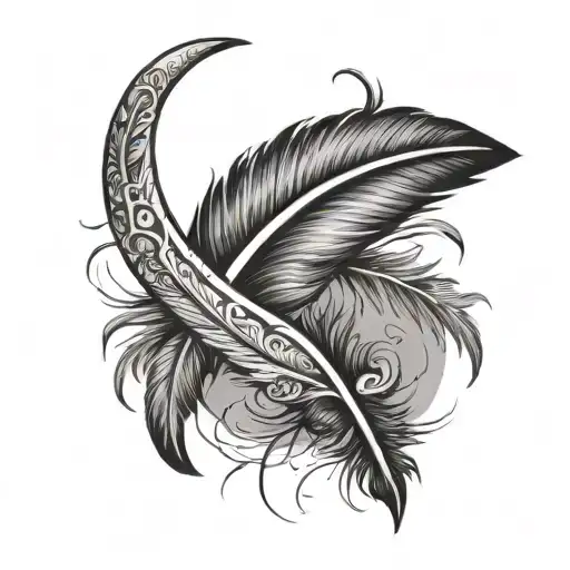 Feather And Horseshoe
