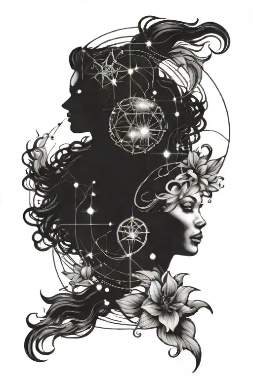 Constellation Leo Libra Scorpio Pisces Tattoo Idea