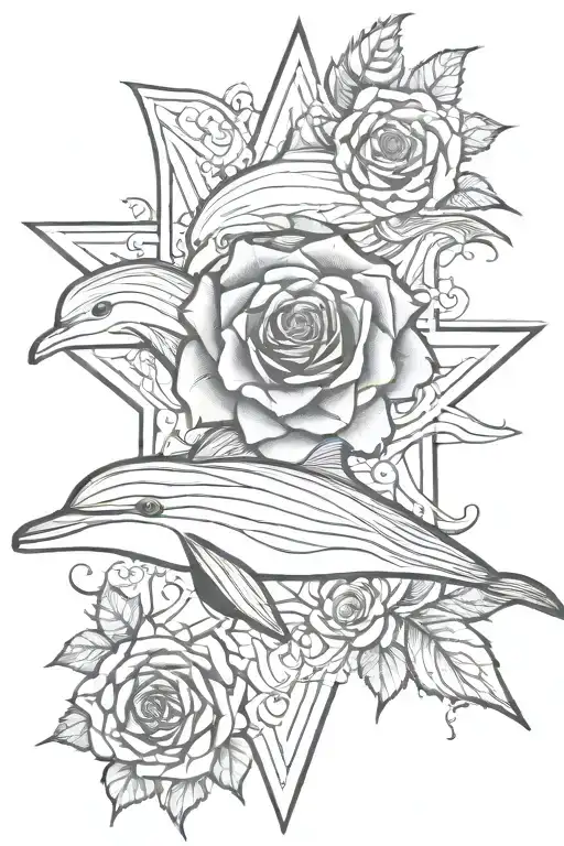 Dolphin Rose Star