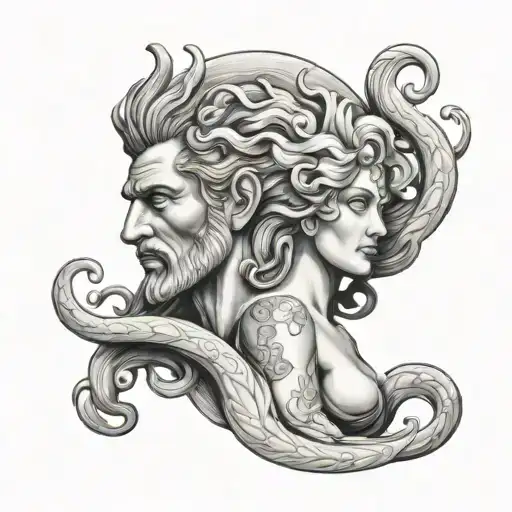 Medusa And Poseidon