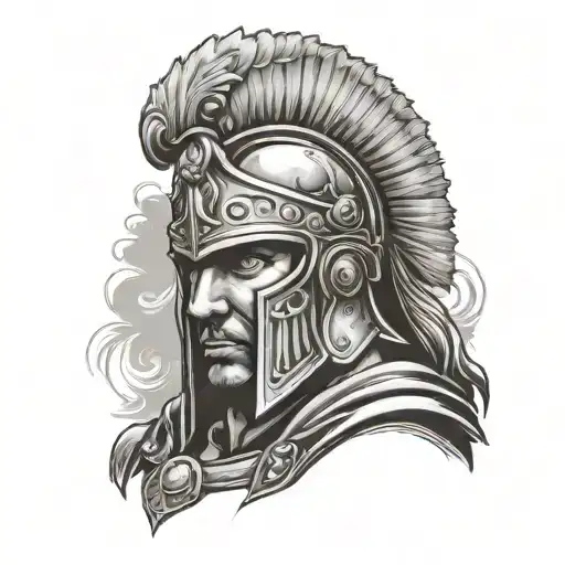Roman Warrior Face