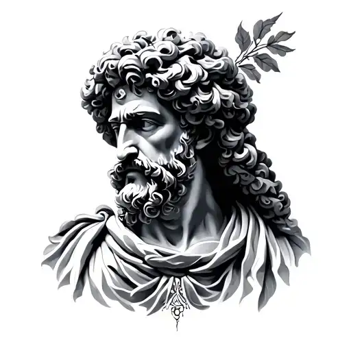 Marcus Aurelius Mini Tattoo Inspired