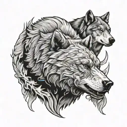Bear And Wolf