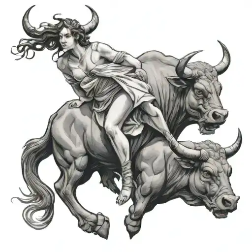 Virgin And Bull