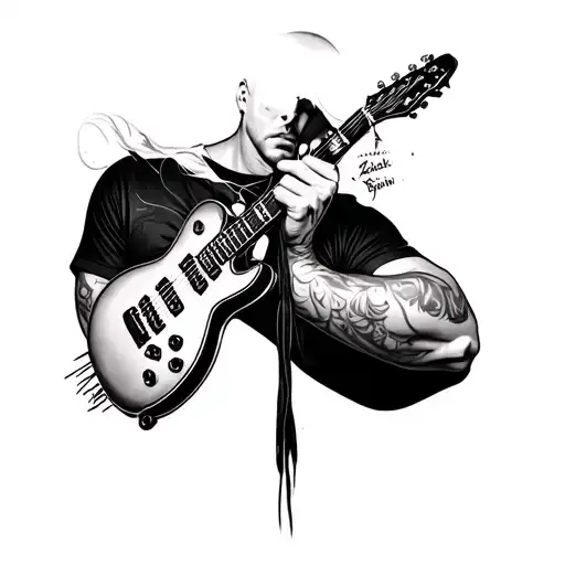 Arm Sleeve Based Off Of Zach Bryan Music