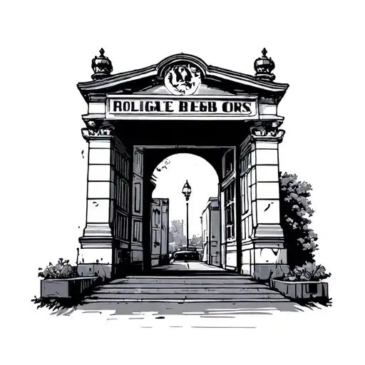 Police Heavons Gate Opening