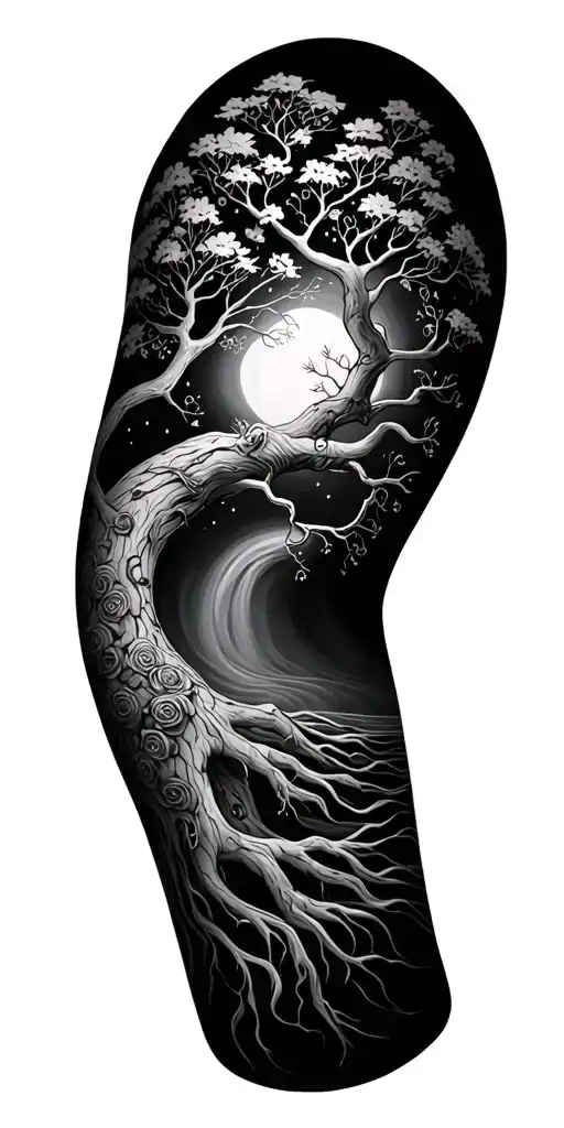Tree Of Life Tattoo Sleeve