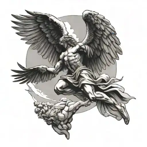 Icarus Falling From The Sunset