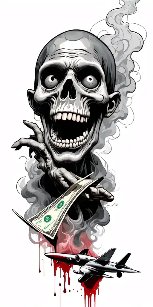 Zombie Smoke Planes Blood Pain Money