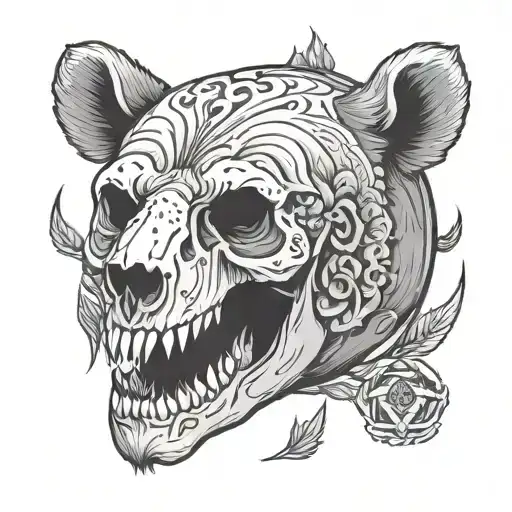 Bear Skull Nordic Theme