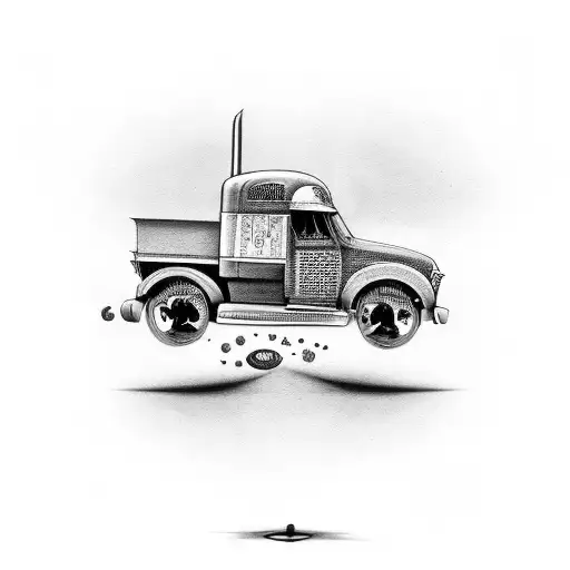 Truck Money Girl Sleeve