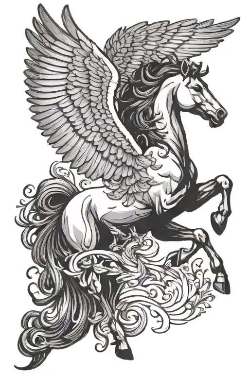 Pegasus Horse With Wings