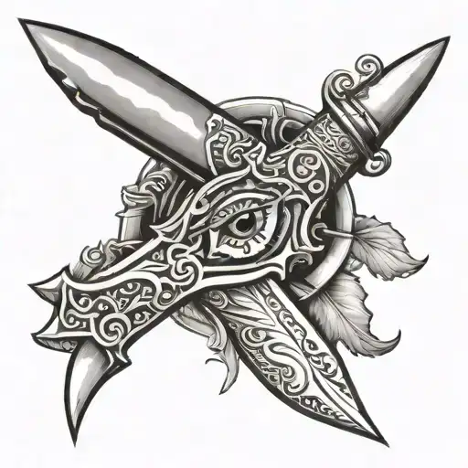 Dagger With Dark Eye And