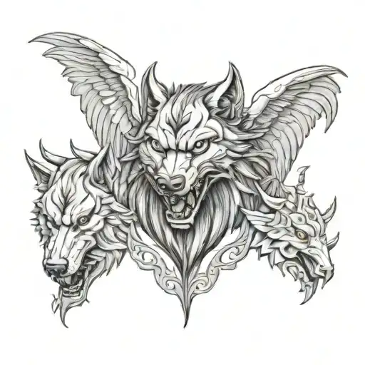 Wolf And Angels And Demons