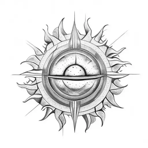 3D Sun Ball With Spikes