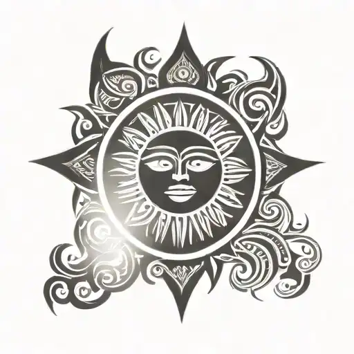 Filipino Tribal Sun