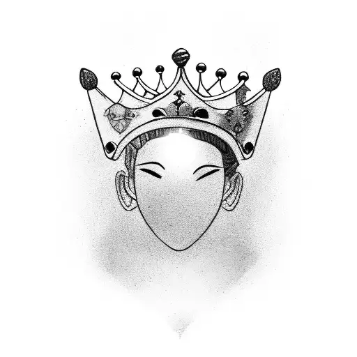 A Mirror Reflecting The Words 'Self Love' With A Crown On Top