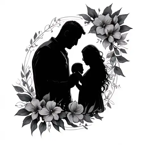 Tattoo For Father Past Away But Will Stand Tobe Like The Father For His Family