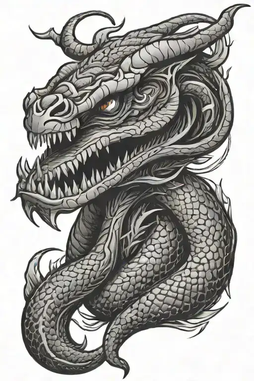 Warrior Crush Snake Head