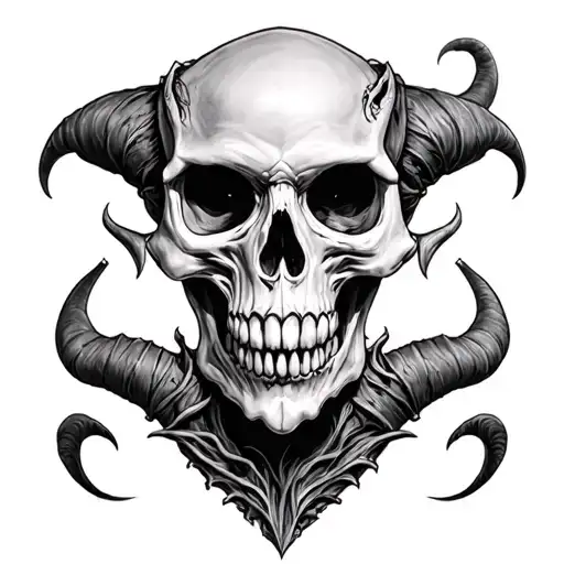 Realism Skull Satan