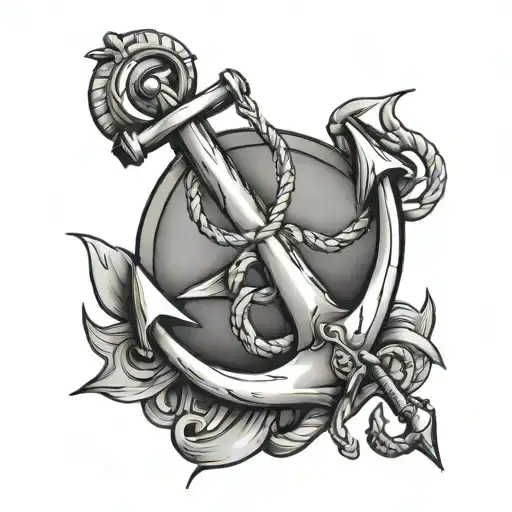 Navy Anchor